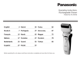 Panasonic es rw 30 s Používateľská príručka