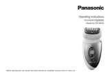 Panasonic ESWD92 Návod na obsluhu