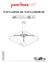 Peerless PJF3-UNVA-W Návod na používanie