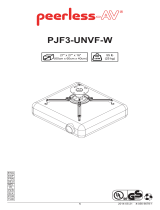 Peerless PJF3-UNVF-W Návod na používanie