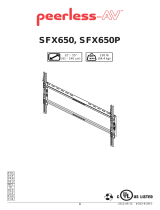 Peerless SFX650P Používateľská príručka