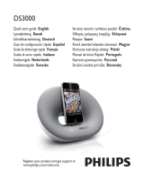 Philips Fidelio Docking speaker DS3000 Používateľská príručka