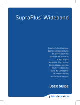 Plantronics SupraPlus Wideband HW261 Používateľská príručka