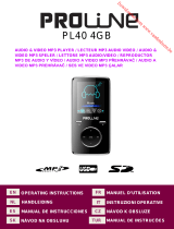 Proline PL40 4GB Operating Instructions Manual