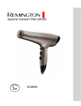 Remington Keratin Therapy Pro Dryer AC8000 Používateľská príručka