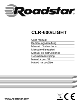 Roadstar CLR-600/LIGHT Používateľská príručka