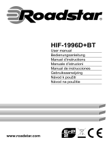 Roadstar HIF-1996D+BT Používateľská príručka
