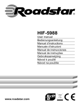 Roadstar HIF-5988 Používateľská príručka