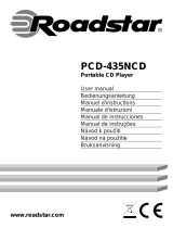 Roadstar PCD-435NCD Používateľská príručka