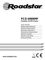 Roadstar PCD-498NMP/BK Používateľská príručka