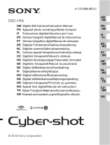 Sony Cyber-Shot DSC H55 Užívateľská príručka