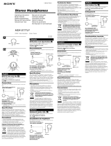 Sony MDR-D777LP Používateľská príručka