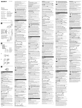 Sony MDREX50LP Používateľská príručka
