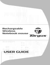 Targus Rechargeable Wireless Notebook Mouse Používateľská príručka