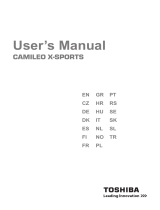 Toshiba Camileo X-Sports Používateľská príručka