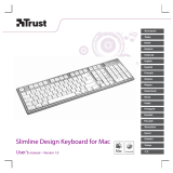 Trust Slimline Aluminium Keyboard for Mac IT Používateľská príručka