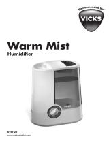 Vicks VH750 Warm Mist Humidifier Používateľská príručka