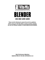 Vita-Mix Blender Používateľská príručka