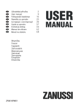 Zanussi ZFU616FWO1 Používateľská príručka