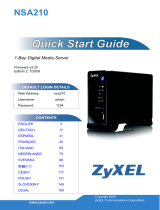 ZyXEL Communications NSA-210 Používateľská príručka