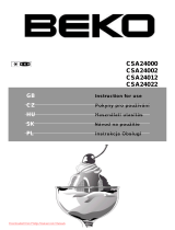 Beko CSA 24002 - Dátový hárok