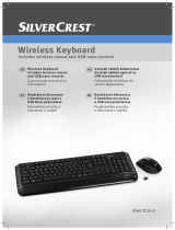 Silvercrest Wireless keyboard Používateľská príručka