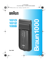 Braun 1013, 1012, 1008, 1000 Používateľská príručka