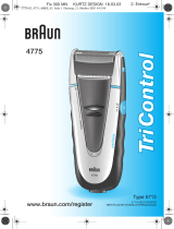 Braun 4775, TriControl Používateľská príručka