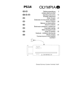 Olympia PS 14 Návod na obsluhu