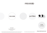 Microlab 116202 Používateľská príručka