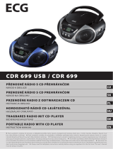 ECG CDR 699 USB Používateľská príručka