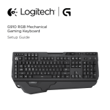 Logitech G910 RGB Návod na inštaláciu