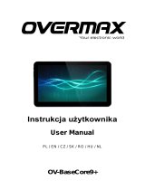 Overmax BaseCore 9+ Používateľská príručka