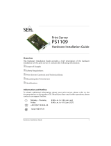 SEH Computertechnik PS1109 Používateľská príručka