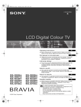 Sony BRAVIA KDL-32D28 Používateľská príručka