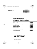 Sony KV-21FX30K Používateľská príručka