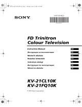 Sony KV-21FQ10K Používateľská príručka