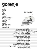 Gorenje SIH 2200GC Používateľská príručka
