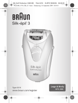 Braun Legs 3370,  3380,  Silk-épil 3 Používateľská príručka