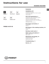 Indesit PWSE 61070 W (EU) Užívateľská príručka