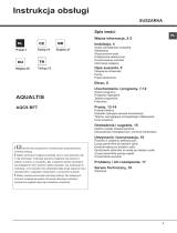 HOTPOINT/ARISTON AQC9 BF7 T (EU) Užívateľská príručka