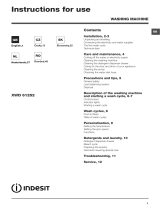 Indesit XWD 61252 W EU Užívateľská príručka