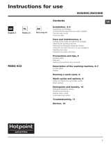 Hotpoint RSSG 603 B EU Užívateľská príručka