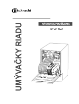 Bauknecht GCXP 7240 Užívateľská príručka