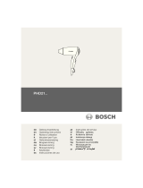 Bosch PHD2101/01 Používateľská príručka