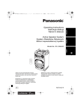 Panasonic SCCMAX5E Návod na obsluhu