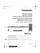 Panasonic SC-HTB770 Návod na obsluhu
