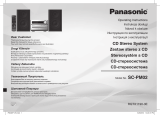 Panasonic SC-PM02 Návod na obsluhu