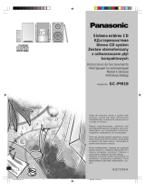 Panasonic SCPM19 Návod na obsluhu