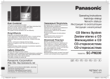Panasonic SCPM200EP Návod na používanie